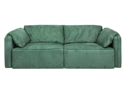 Levede Sofa Floor Couch 3-Seater Leathaire-1910112207493009409