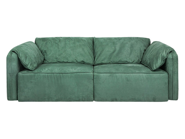 Levede Sofa Floor Couch 3-Seater Leathaire-1910112207493009409