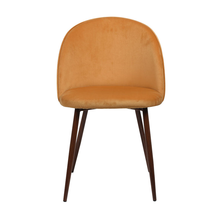 Levede 2x Dining Chairs Seat French Mustard-1973194069995819009