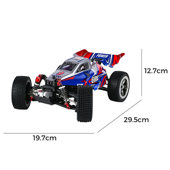 Centra RC Car 1:16 4WD Off-Road Race Blue-1966287381967540225