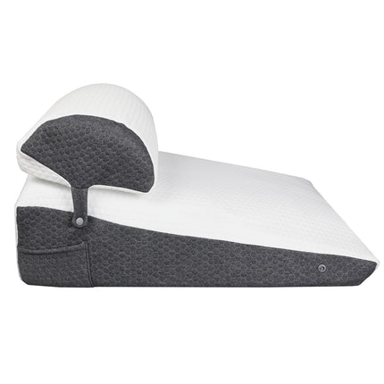 Dreamz Memory Foam Wedge Pillow Bed Back Neck Support Leg Raiser Cushion-2029334096462876673