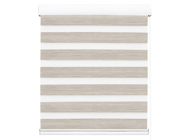 Marlow Blackout Zebra Roller Blind Curtains 150x210 Beige-1942353388759027713