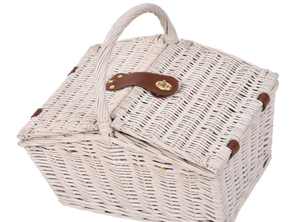 2 Person Picnic Basket Baskets Set Outdoor-1864183149186125825