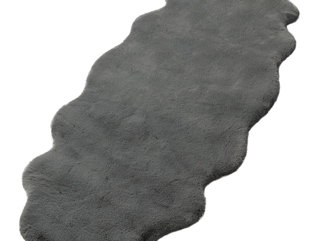 Marlow Floor Rug Area Rugs Cloud Fluffy 80X200cm Grey-1910113066306113537