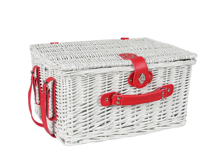 Picnic Basket Set Baskets 4 Person Wicker-1910113180965801985
