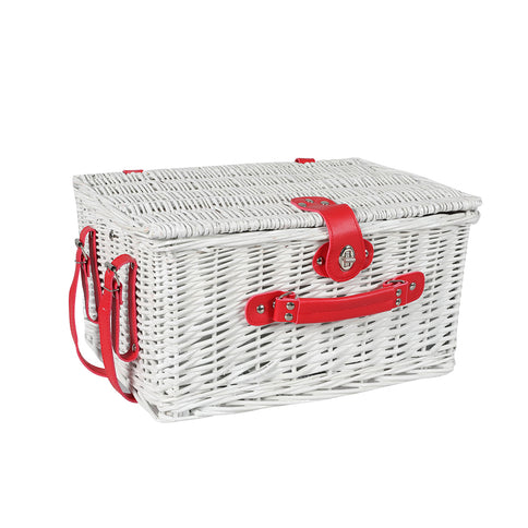 Picnic Basket Set Baskets 4 Person Wicker-1910113180965801985