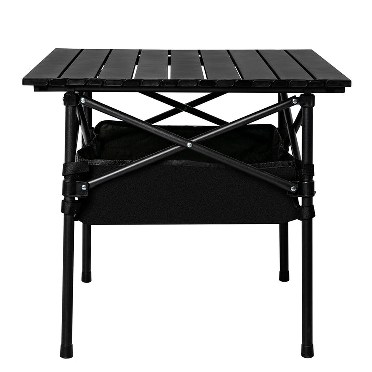 Levede Folding Camping Table Portable Black-1973194002366861313