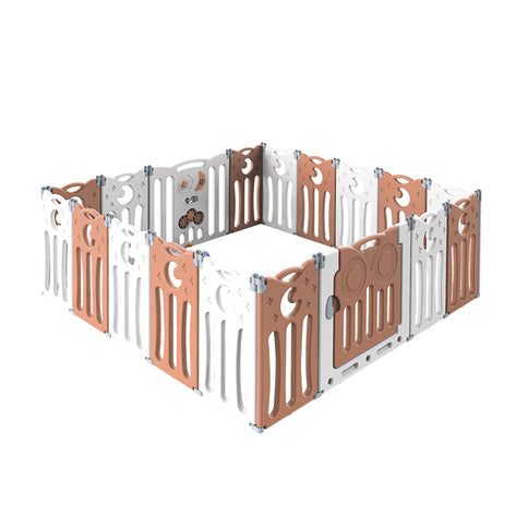 BoPeep Kids Baby Playpen Foldable Child Pink-1831592551191285761