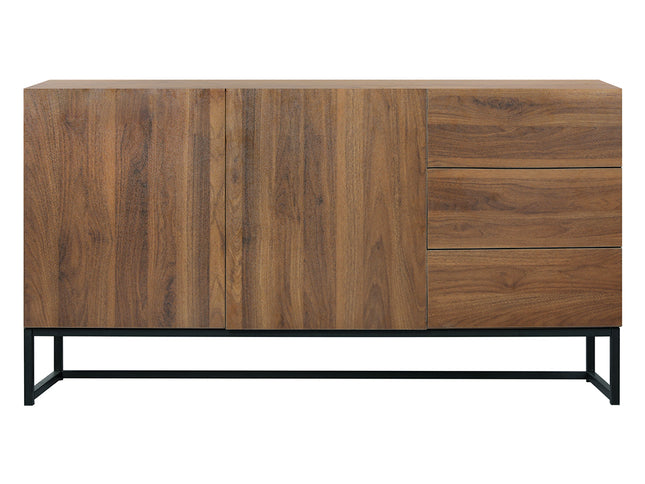 Levede Buffet Sideboard Storage Cabinet Walnut-1973194077474263041