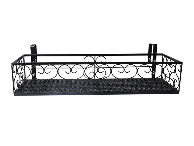 Levede Plant Stand Outdoor Indoor Home Black Rectangle-1864184718409469953