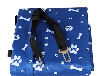 PaWz Pet Back Car Seat Cover Hammock Blue-1864184519150669825