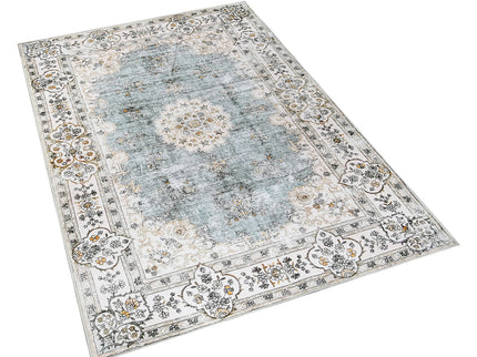 Marlow Floor Rug Short Pile Washable Vintage Carpet Soft Plush Non Slip 80x120-1910112211251105793