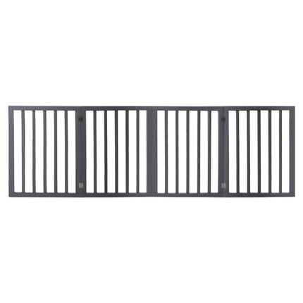 Wooden Pet Gate Dog Fence Retractable Grey 600x 3MM-1973193642998894593