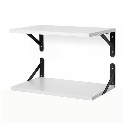 Levede Floating Wall Shelves 2Pcs Deep Wall Mounted Display Book Shelf Bedroom-2061251868176289793