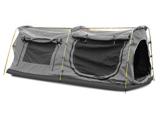 Mountview King Single Swag Camping Swags Grey-1973193759533436929