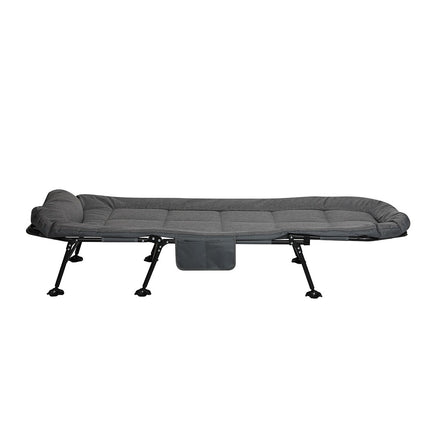 Levede Folding Camping Bed Camp Cots Dark Grey-1975420324023504897
