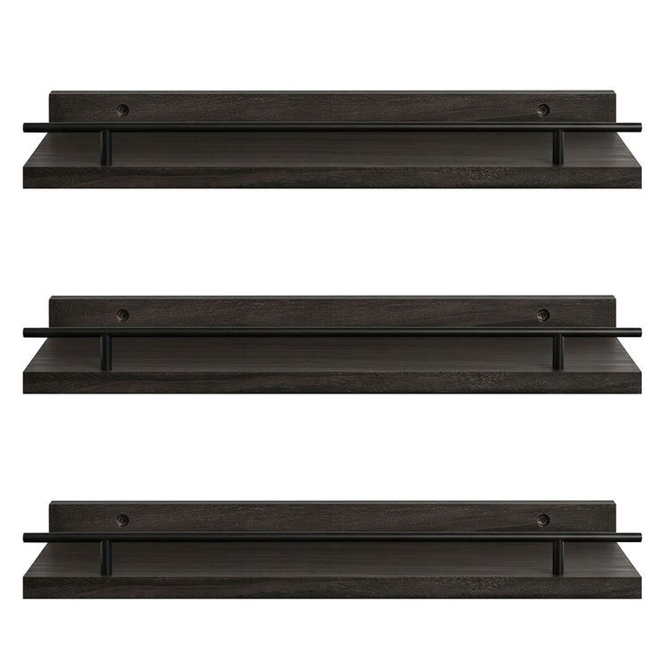 Levede Floating Wall Shelves  3 Pcs Wall Mounted Storage Display Rack Bedroom-2050059023952252929