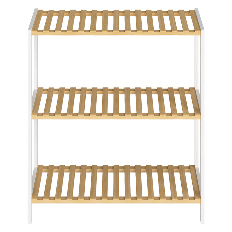 Levede Bamboo Storage Rack 3 Tier Shelf Shoe Organiser-2011971110433853440