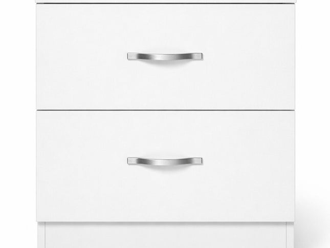 Levede Bedside Table Side Table 2 Drawers Storage Nightstand Bedroom Cabinet-2065254302913531905