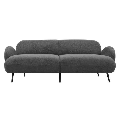 Levede Cloud Sofa 3 Seater Sherpa Fleece Beige-1910112207107133441