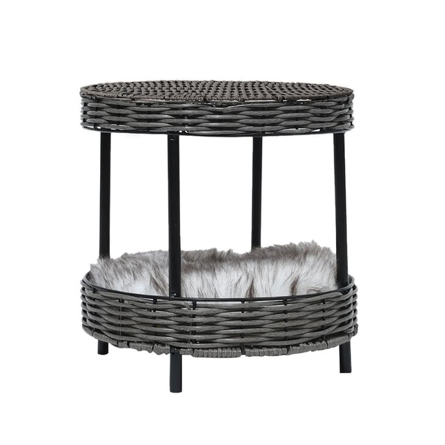 PaWz Rattan Pet Bed Elevated Raised-1954802531649589249