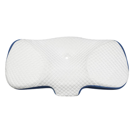 Dreamz Memory Foam Pillow Pillowcase Supprt Blue Rebound-1973193536178360321