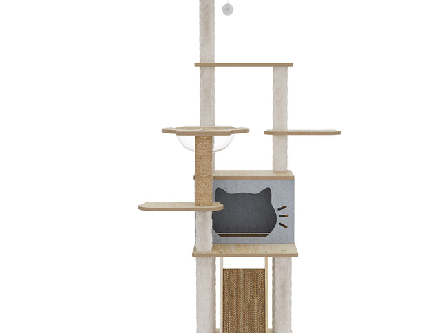 Pawz Cat Tree Tower Large Scratcher Condo House 160cm-2006732708063088641