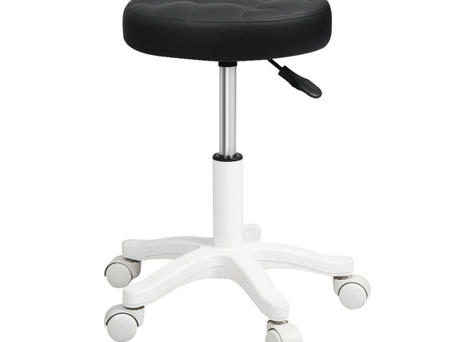 Levede 4x Rolling Bar Stool Swivel Salon SPA Chair Black-2006733383148900353