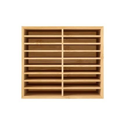 Levede Bamboo Marker Organizer Large Capacity Holder-1973193604943974401