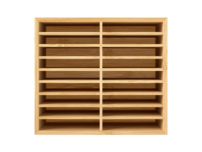 Levede Bamboo Marker Organizer Large Capacity Holder-1973193604943974401