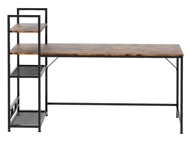 Levede Computer Desk Study Home Table with 4-Tier Shelf-2011971109058121729