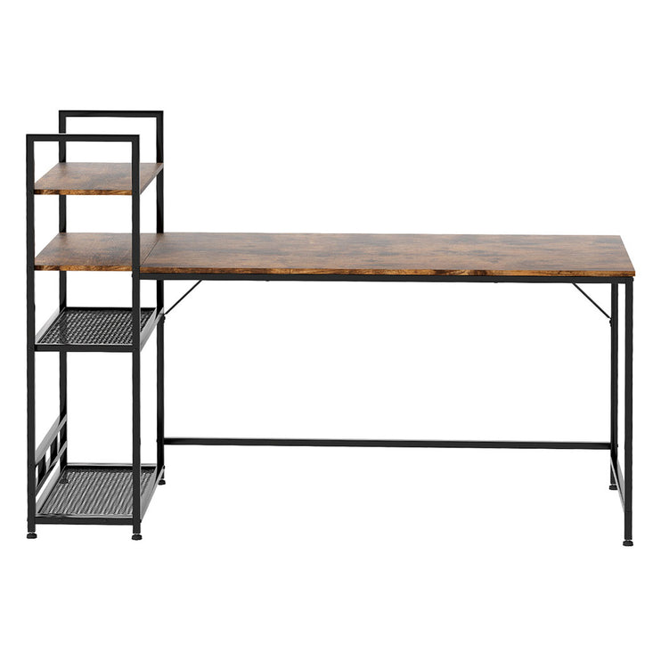 Levede Computer Desk Study Home Table with 4-Tier Shelf-2011971109058121729