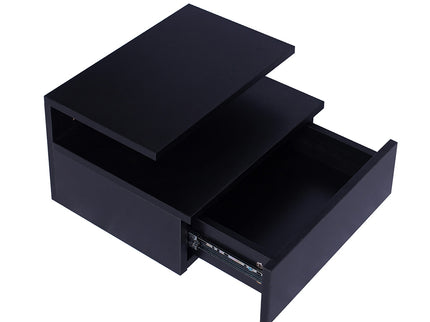 Levede 2x Bedside Tables Side Table Black-1910113068805918721
