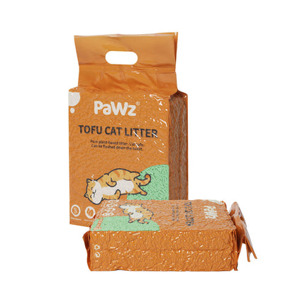 PaWz 2.5kg Tofu Cat Litter Clumping Green Tea x4-1973193453395382273