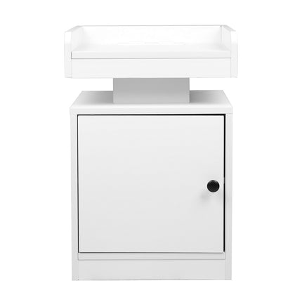 Levede Bedside Table USB Charger Outlet RGB White-1975420388510928897