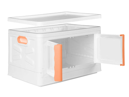 Storage Container Stackable Plastic Pink-1864184614822744065