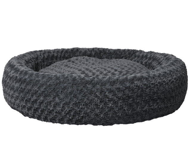 PaWz Calming Dog Bed Warm Soft Plush XL Dark Grey X-Large-1973193664998019073