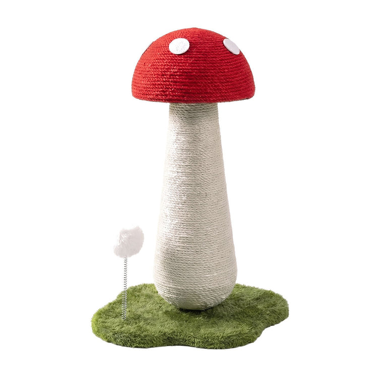 Pawz Mushroom Cat Scratching Post Sisal Rope Cat Tower-2011971127760523265