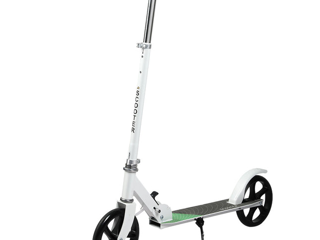 MONVELO Folding Scooter Dual Large Wheels White-1950770003653562369