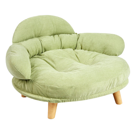 Pawz Elevated Pet Dog Cat Sofa Bed Couch L Size Green-1973193511817842689