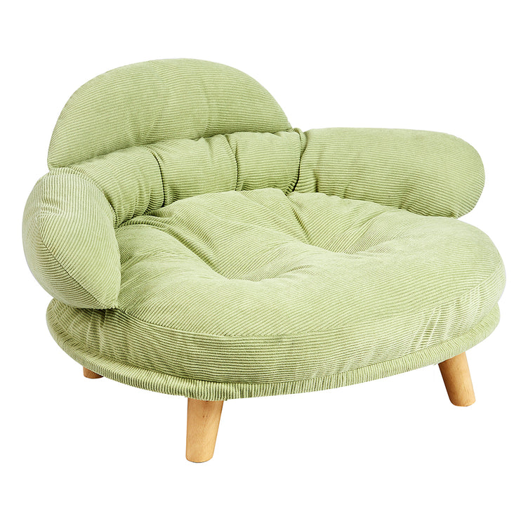 Pawz Elevated Pet Dog Cat Sofa Bed Couch L Size Green-1973193511817842689