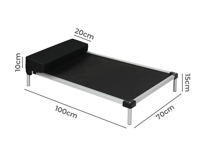 PaWz Pet Trampoline Aluminium Frame XL Black X-Large-1864184558770065409