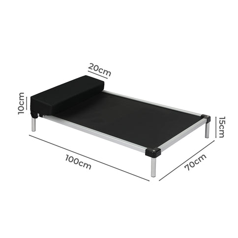 PaWz Pet Trampoline Aluminium Frame XL Black X-Large-1864184558770065409