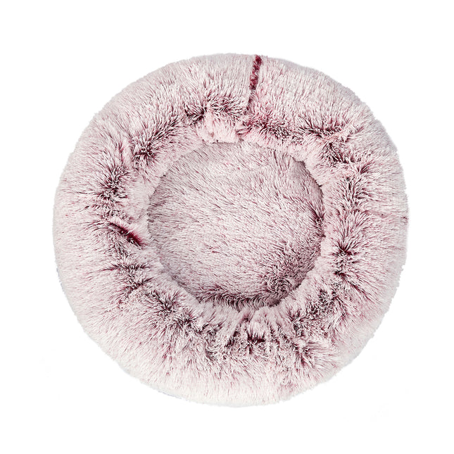 PaWz Pet Bed Cat Dog Donut Nest Calming XXL Pink XX-Large-1973193634752892929