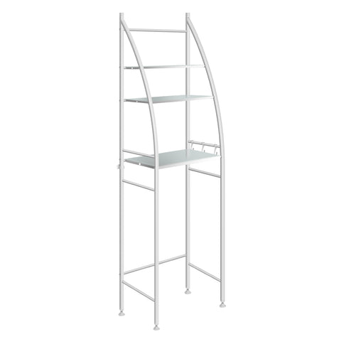 Dutxa 3 Tier Over Toilet Storage Shelf White-1910113127647809537
