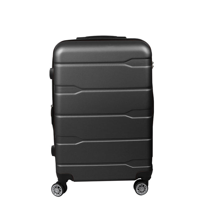 Slimbridge 24" Inch Expandable Luggage Black 24 inch-1954802818728726529