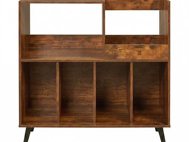 Levede Record Player Stand Vinyl Holder Cabinet Turntable Table 300+ Albums-2061251861998080001