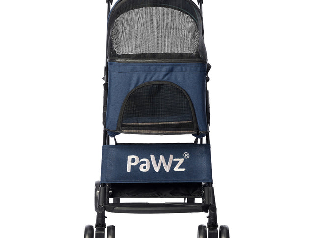 PaWz Large Pet Stroller Dog Cat Carrier Blue-1864184624461254657