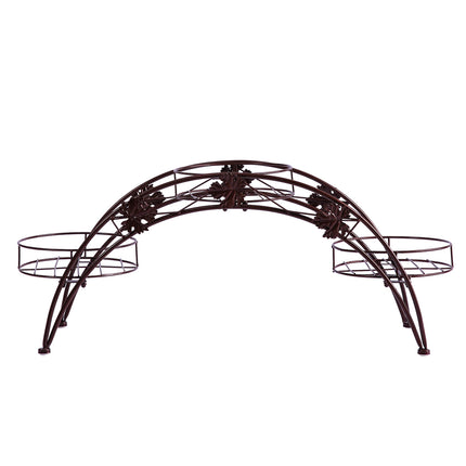 2X Plant Stand Outdoor Indoor Metal Bronze-1973193771344596993