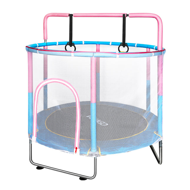 Centra 55" Kids Trampoline Rebounder Pink-1954802468797943809